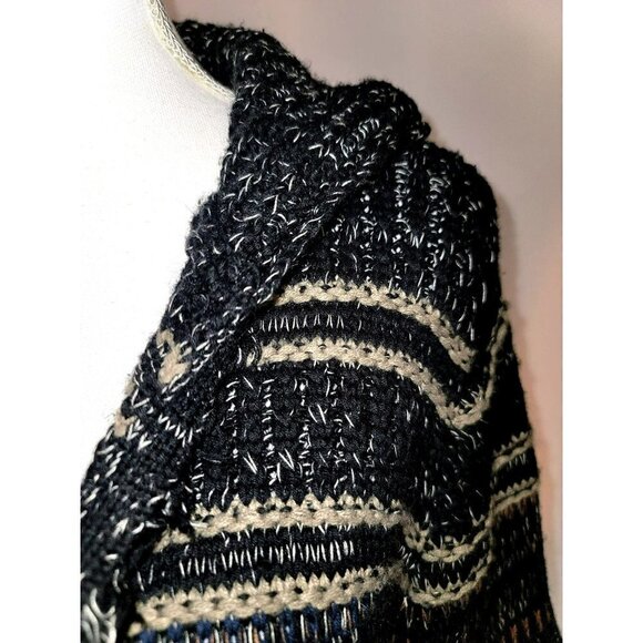 FYLO London - Fringed hoodie cardigan Size M - Picture 5 of 9